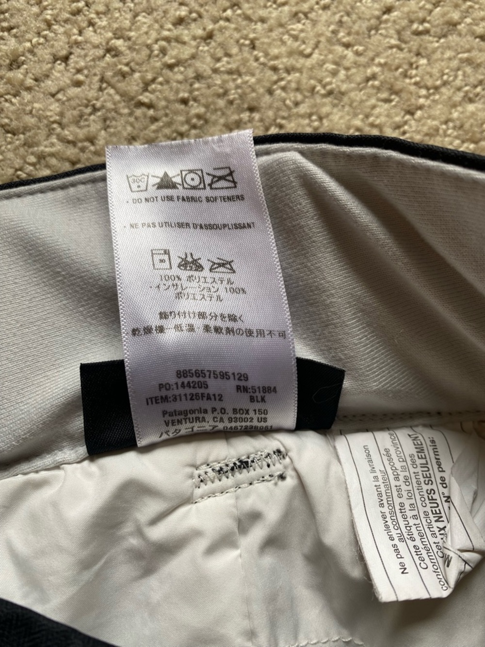 Patagonia Men's Performance Twill Jeans - Regular, Forge Grey, size 33x32 - Picture 5 of 6